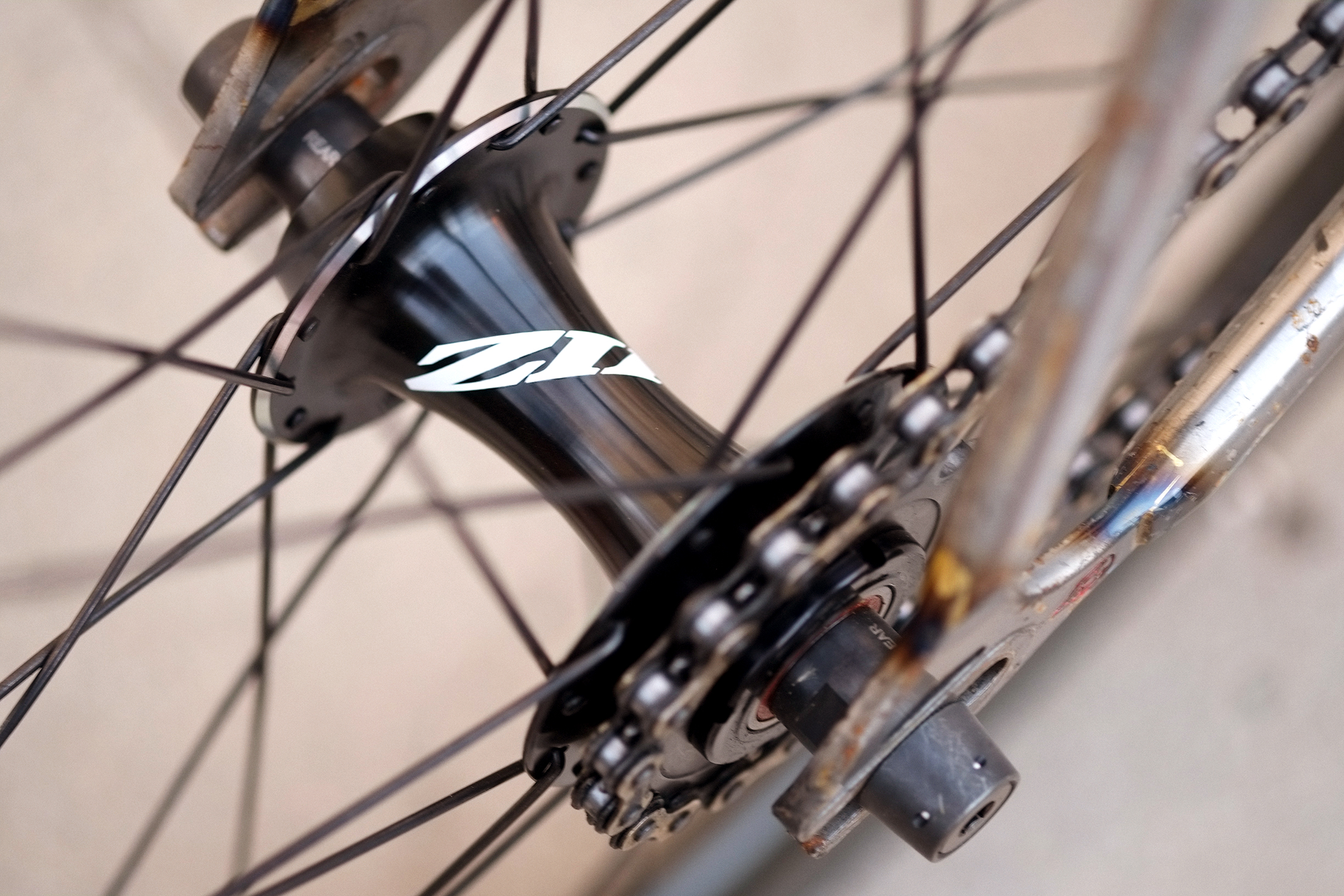 Chas' Cinelli Mash Work Bike with Zipp Firecrest 404 Track