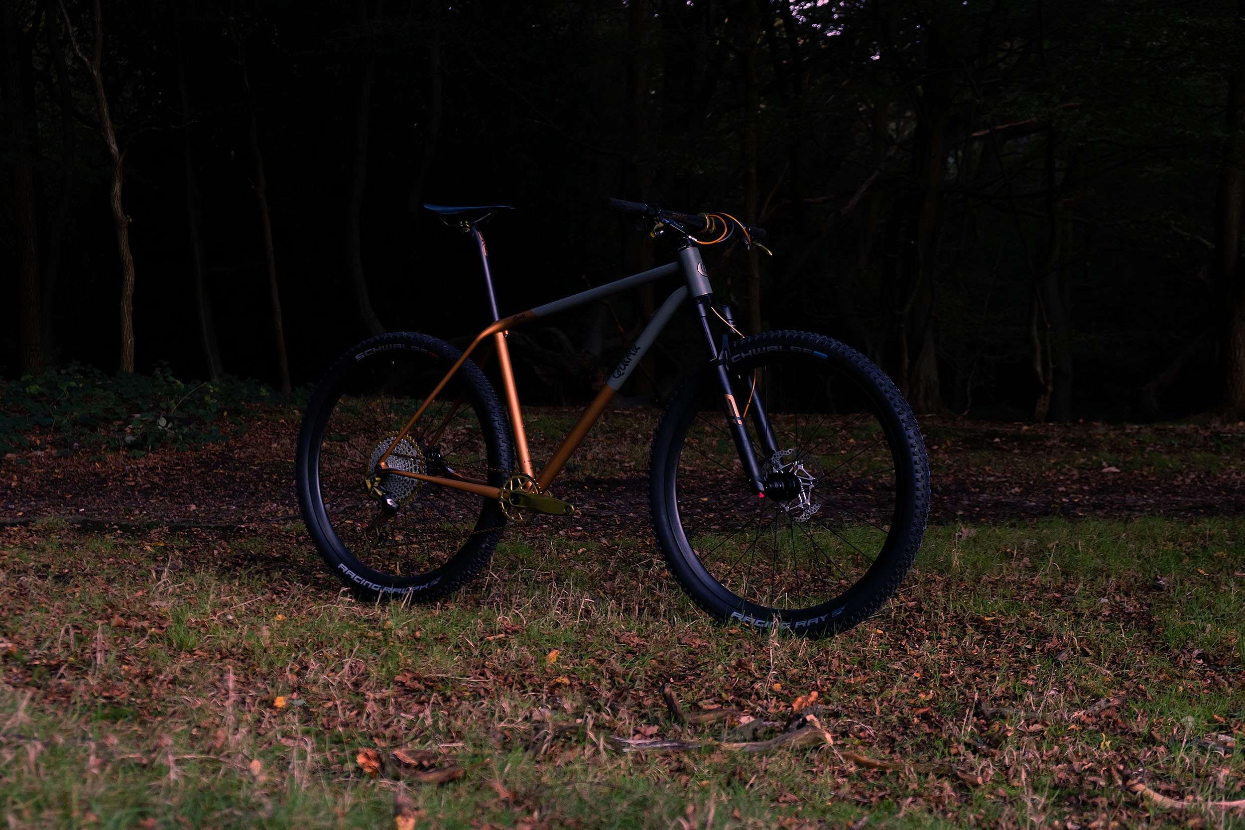 The Quirk Cycles SUPERCHUB is a Tricked Out XC Race Hardtail