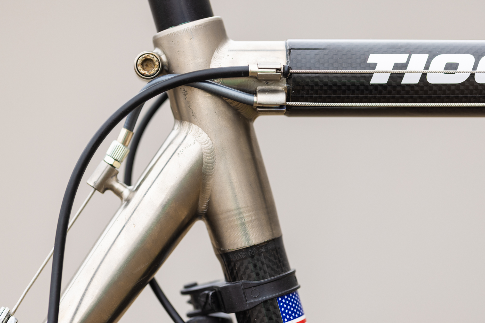 Vintage Bicycles: A Merlin Made Ti/Carbon 1991 Raleigh John Tomac ...