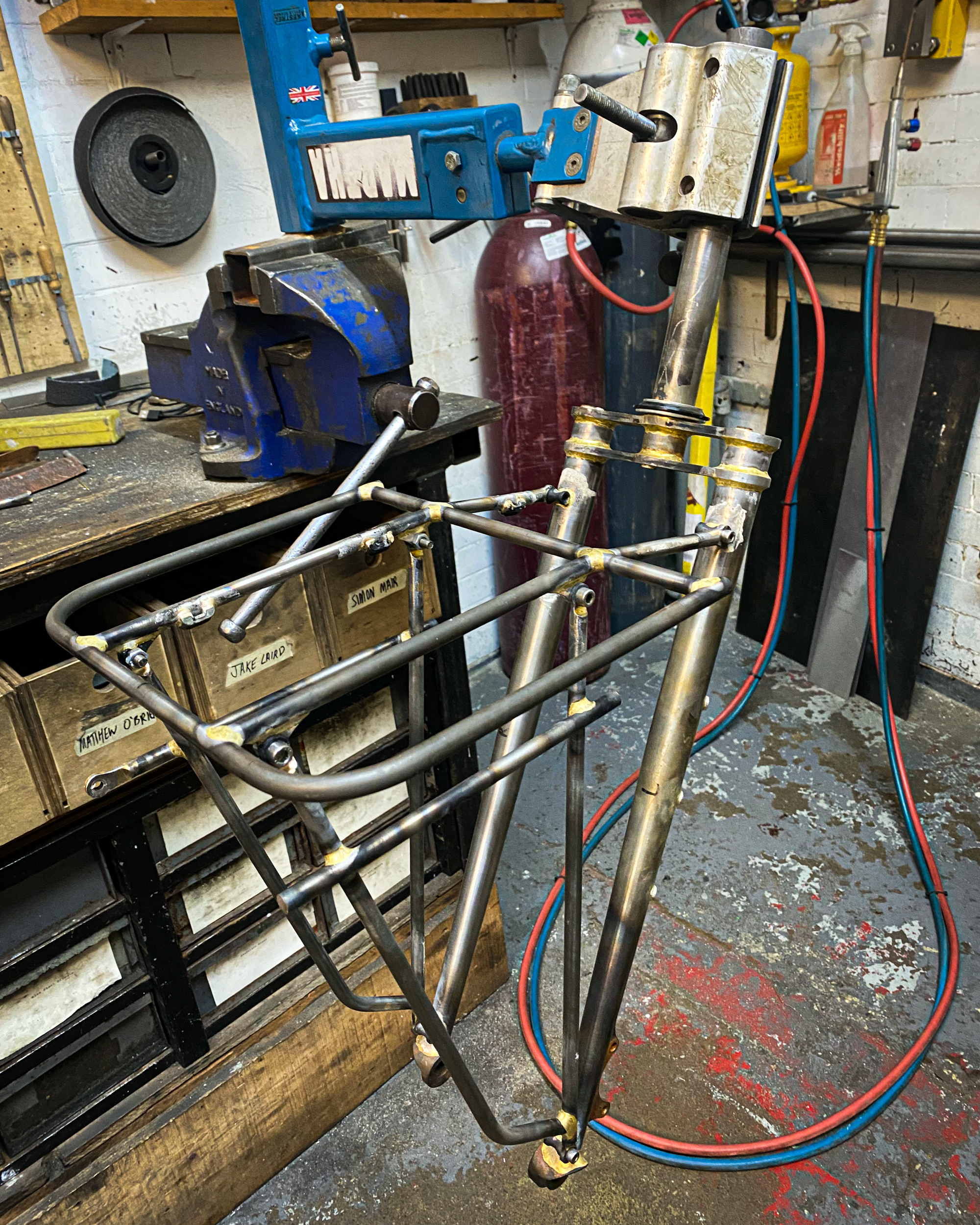 Custom fork and rack from Clandestine