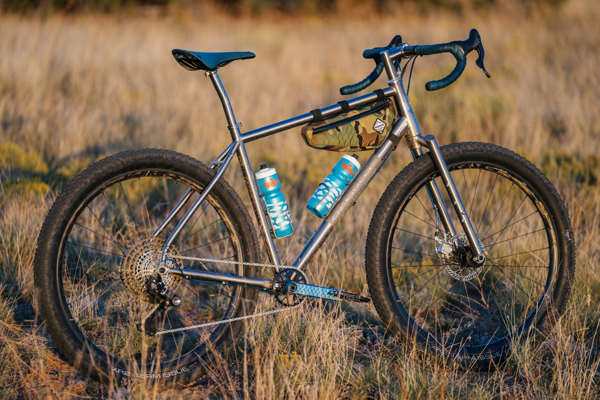 Titanium Touring Perfection: Singular Gryphon Drop Bar 29er MTB