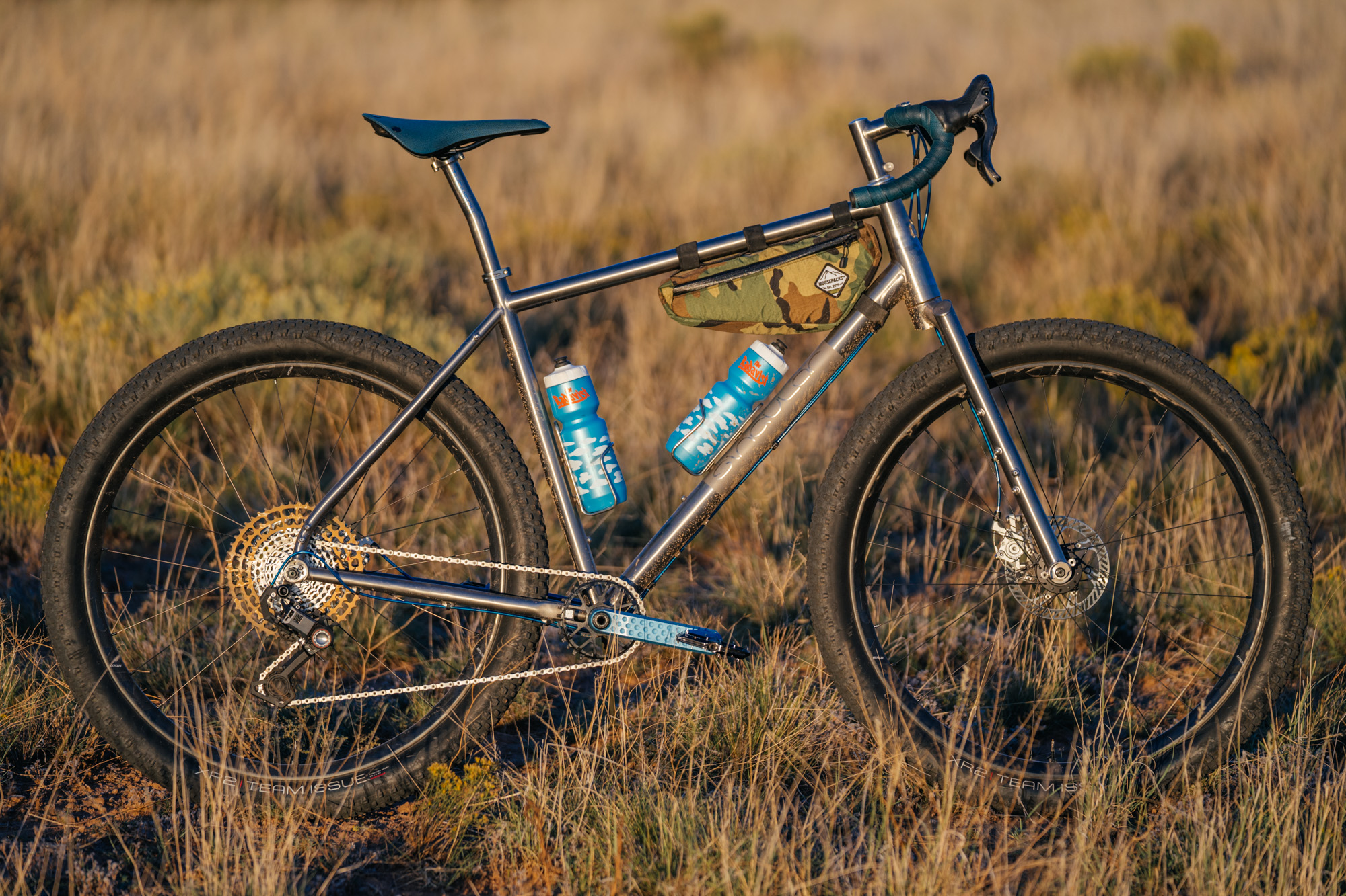 Titanium Touring Perfection: Singular Gryphon Drop Bar 29er MTB