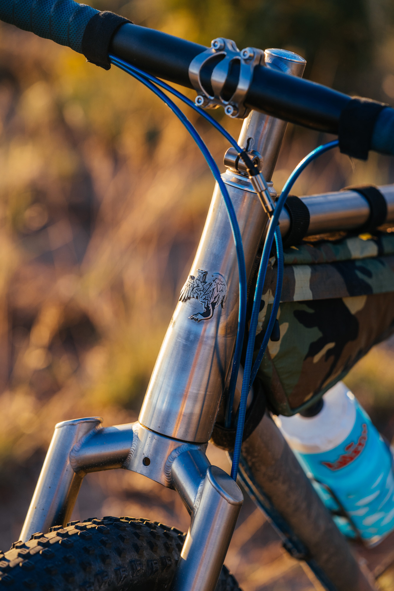 Titanium Touring Perfection: Singular Gryphon Drop Bar 29er MTB