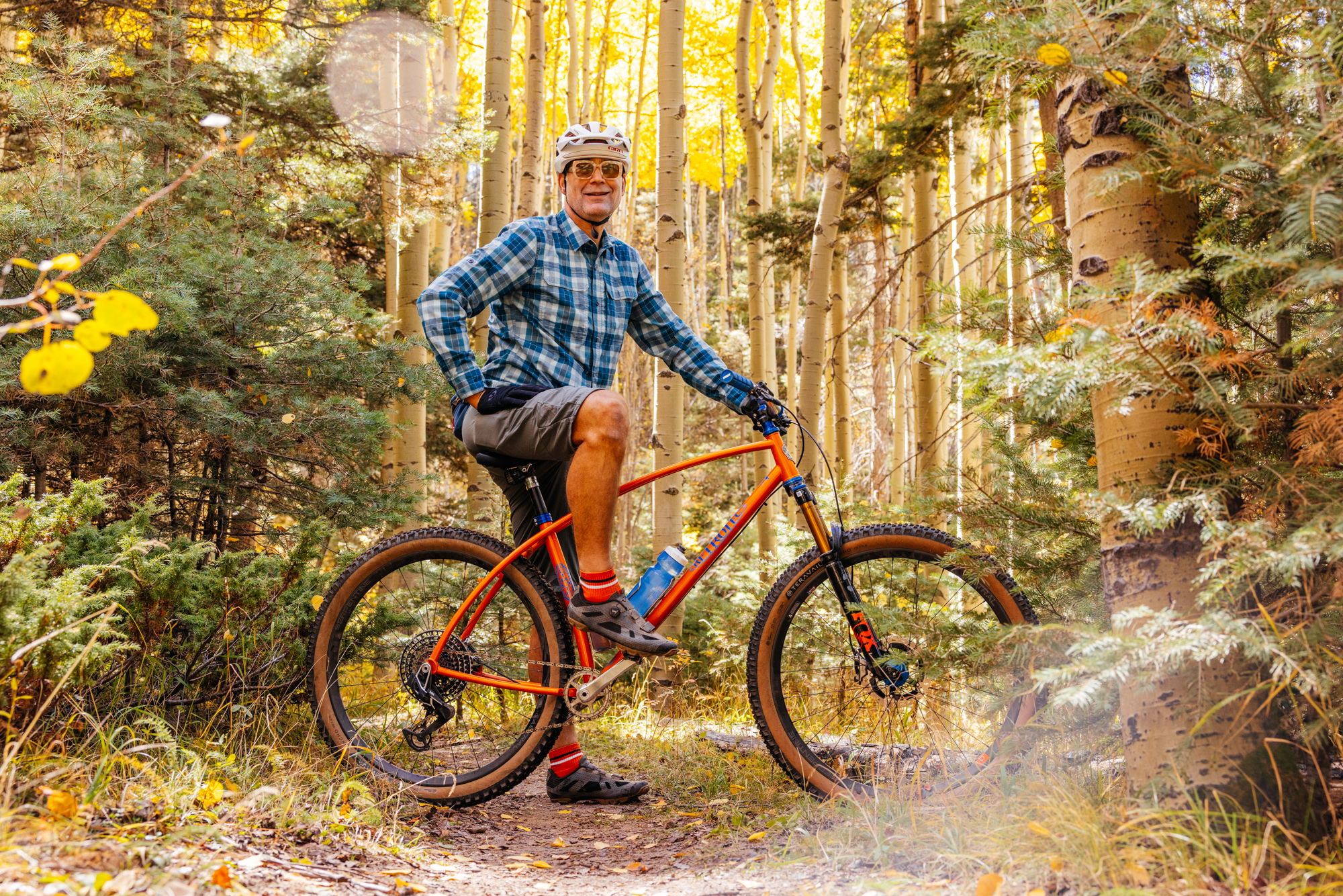 Curtis Inglis and His Retrotec Twin Top Tube Funduro 140mm