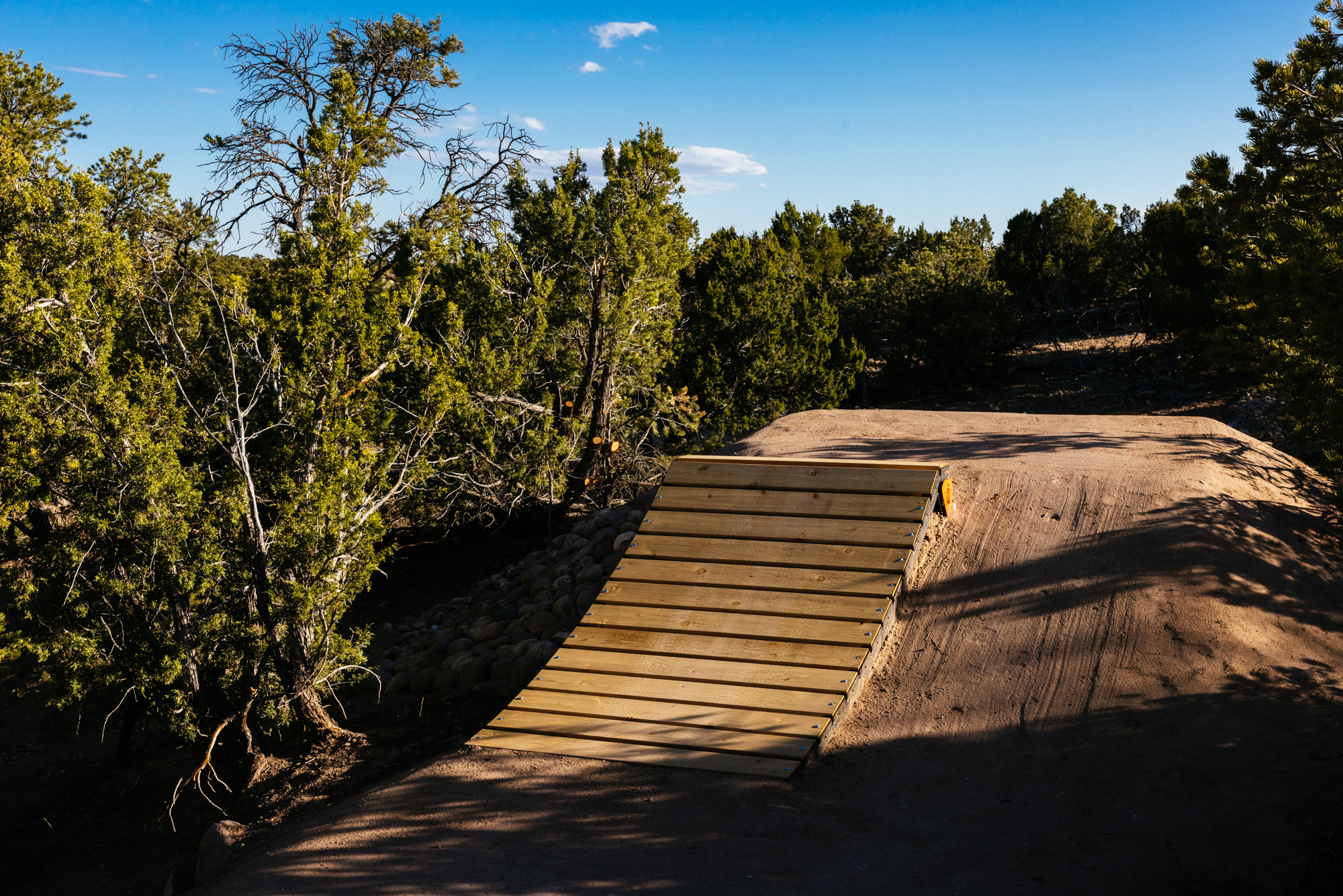 Tony Rios Ramp An Evening with Rocket Ramps’ New Flow Trail in the La Tierra Trails ...