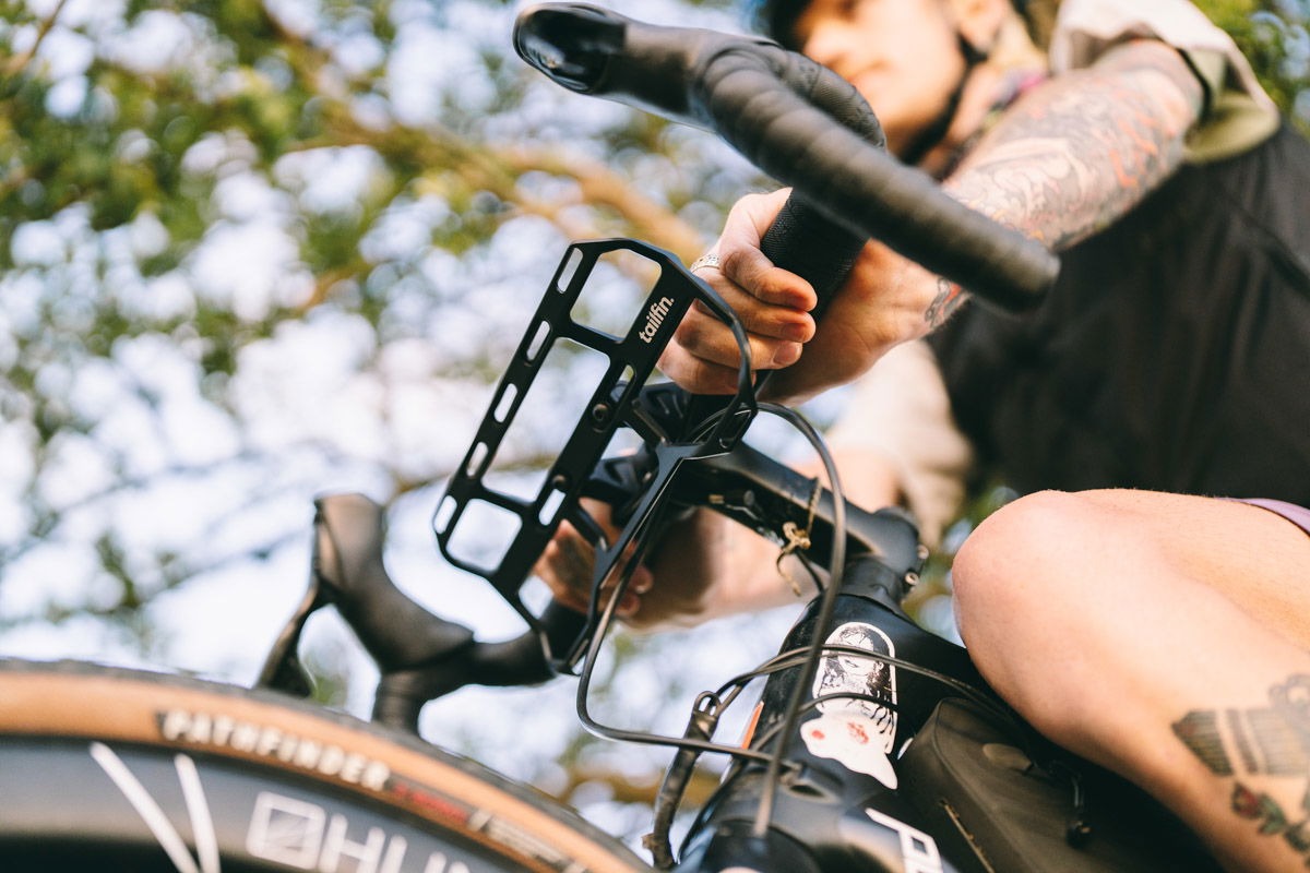 The Tailfin Bar Cage is a Modular Handlebar Cradle System | The