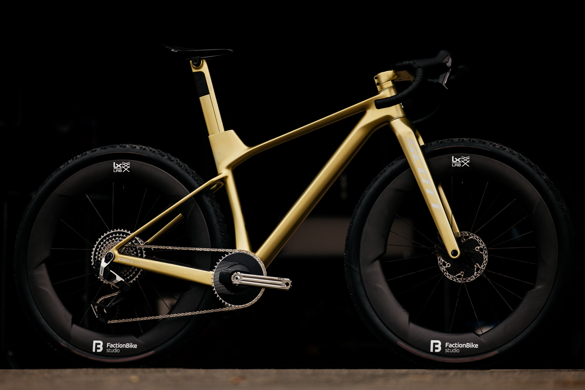 Dangerholm and His Gilded Modified Scott Scale RC Drop-Bar 29er