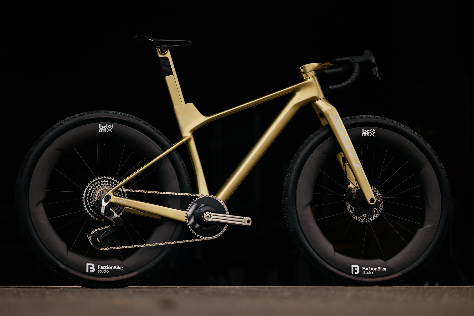 Dangerholm and His Gilded Modified Scott Scale RC Drop-Bar 29er