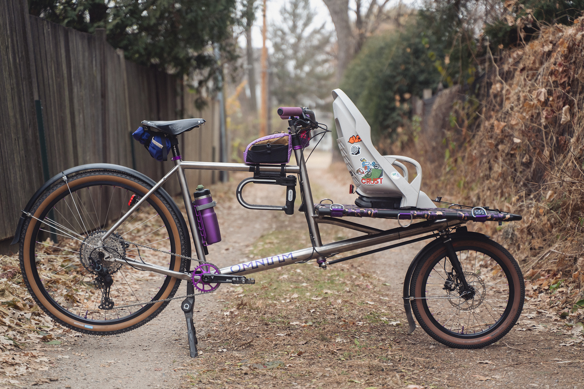 Readers’ Rides: Michael’s Titanium Omnium Cargo – The Flying Purple People Carrier | The Radavist