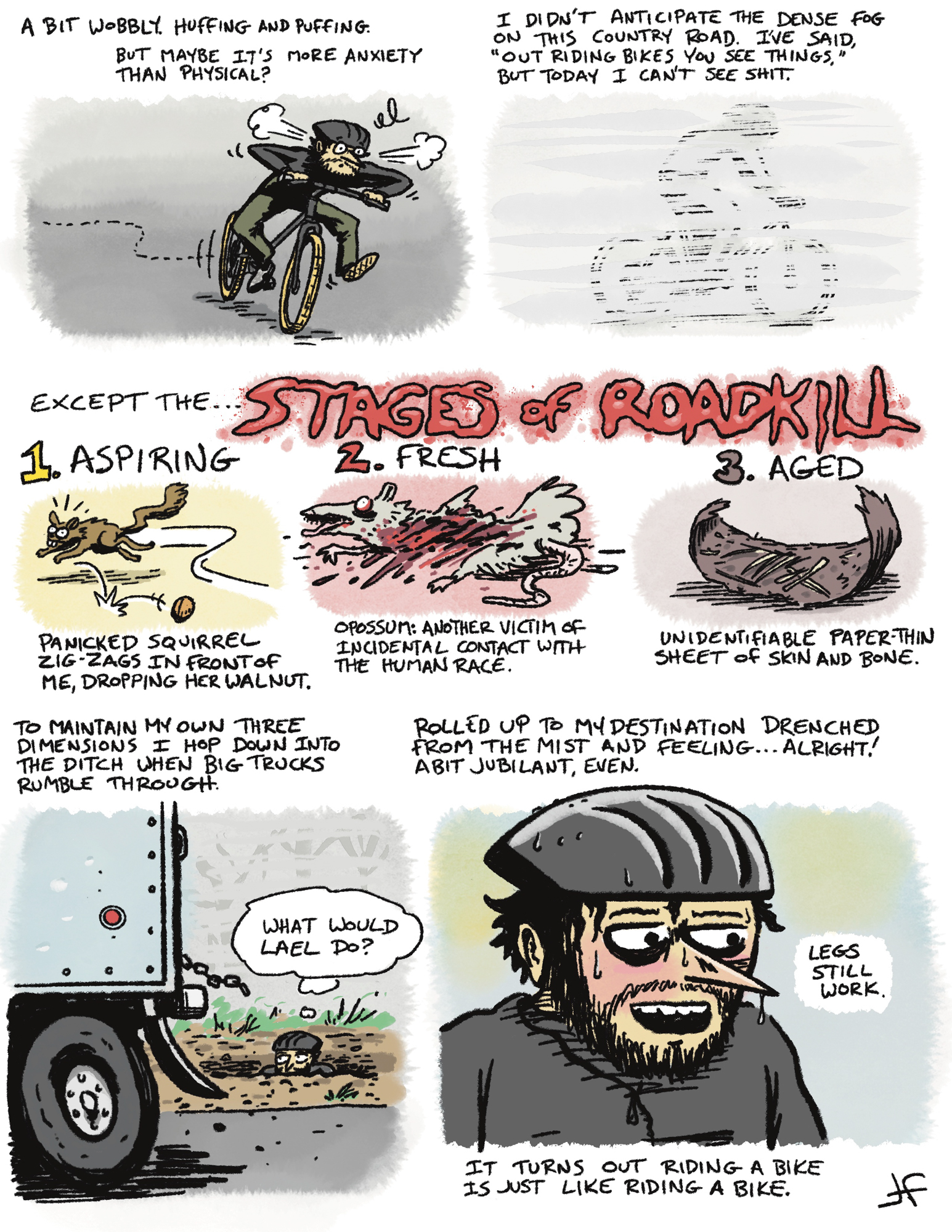 JF Frankel Comic: Riding A Bike Is Just Like Riding A Bike