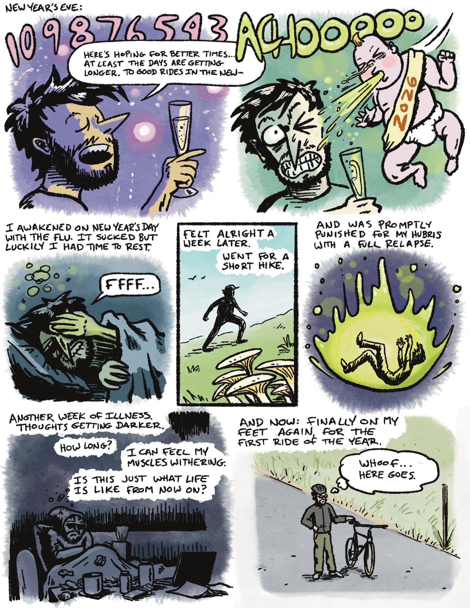 JF Frankel Comic: Riding A Bike Is Just Like Riding A Bike