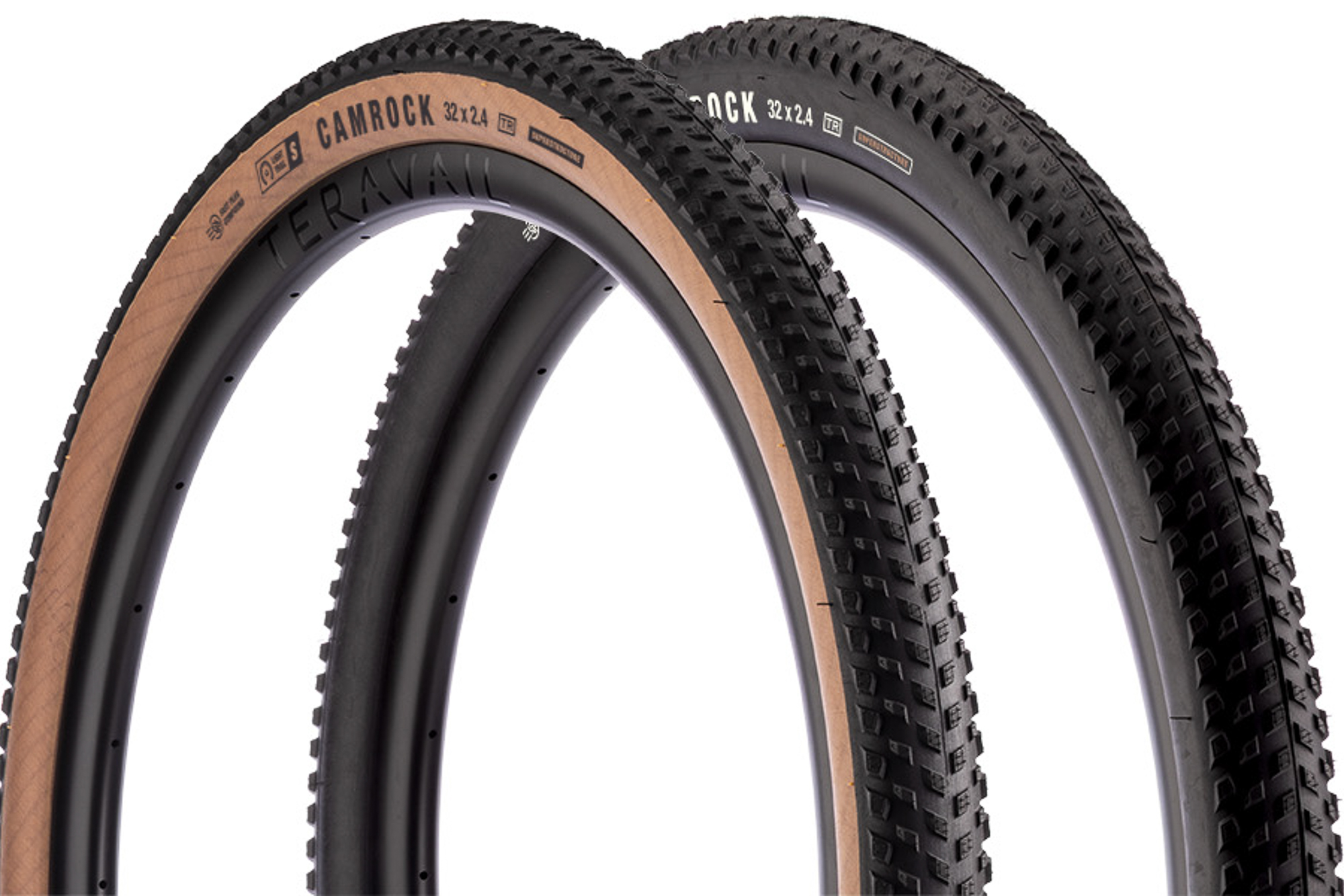 Teravail 32er Camrock and Cannonball Tires and Circos Carbon Rims