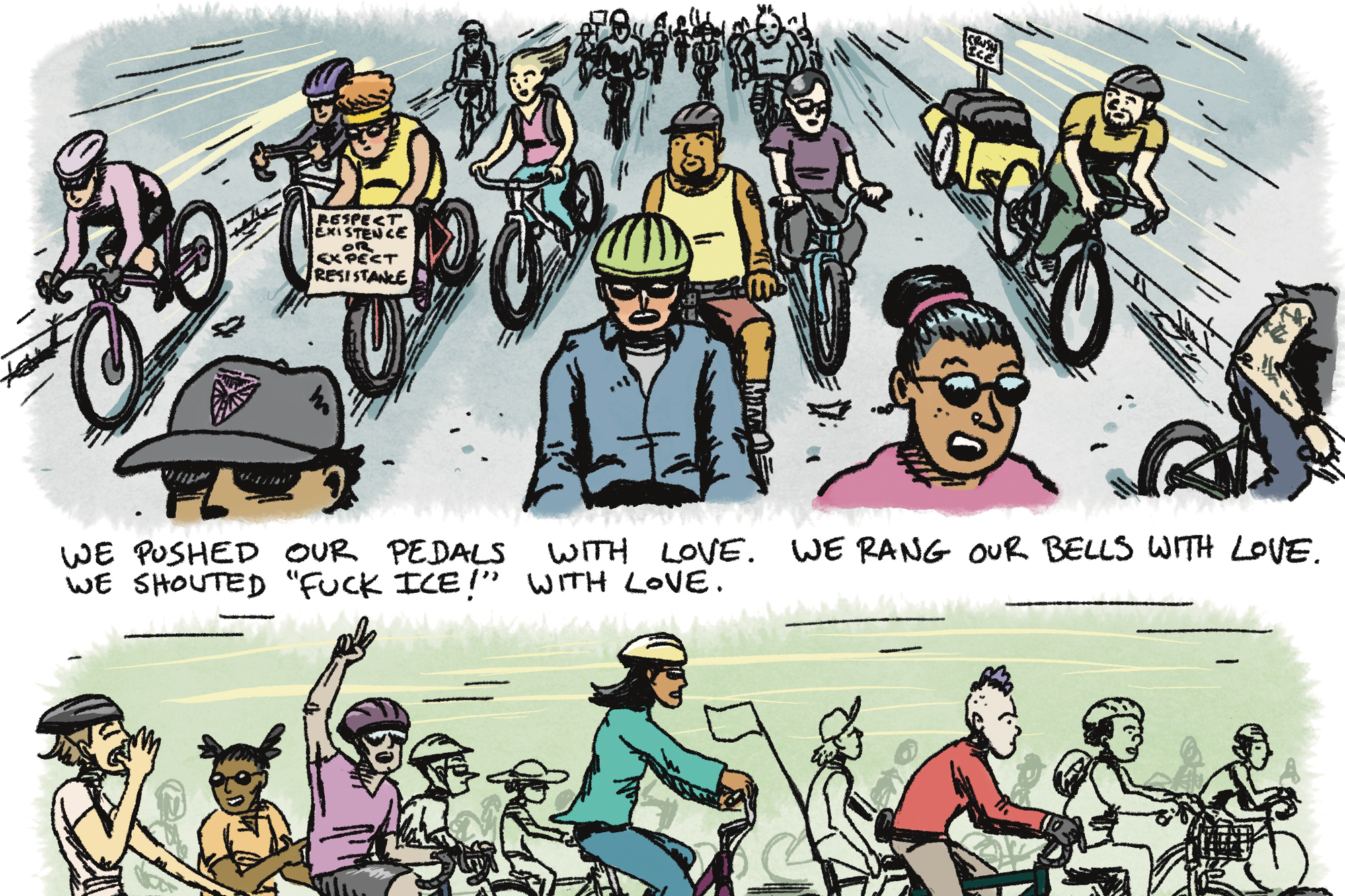 JF Frankel Comic: Alex Pretti Ride – JF Frankel