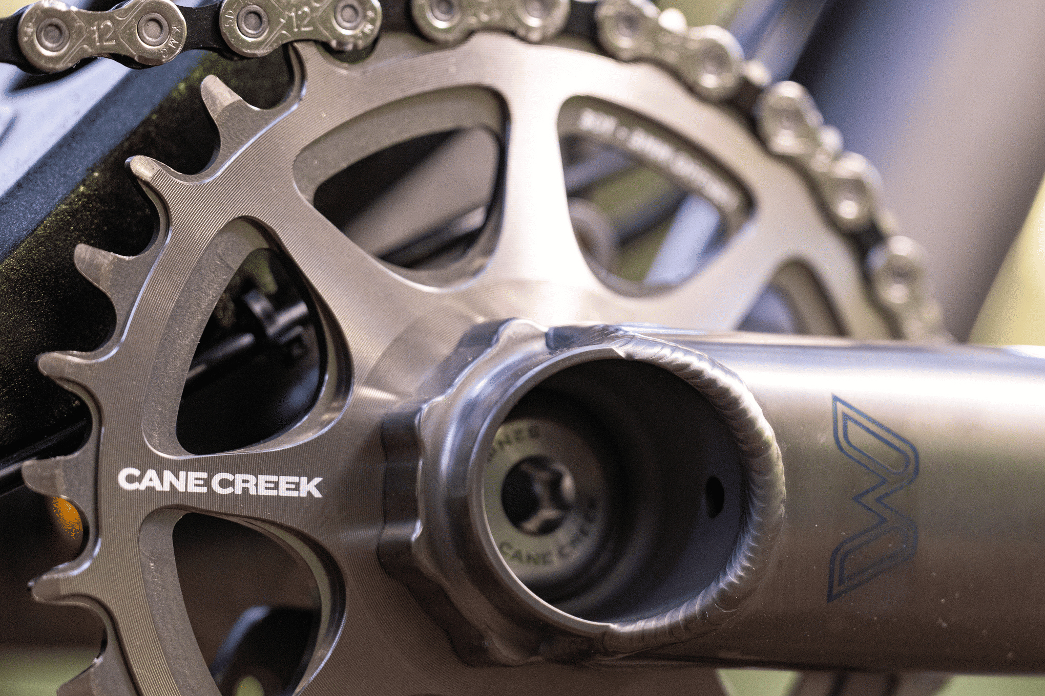 New Cane Creek Aluminum Chainring Finish Matches Its eeWings Titanium Cranks