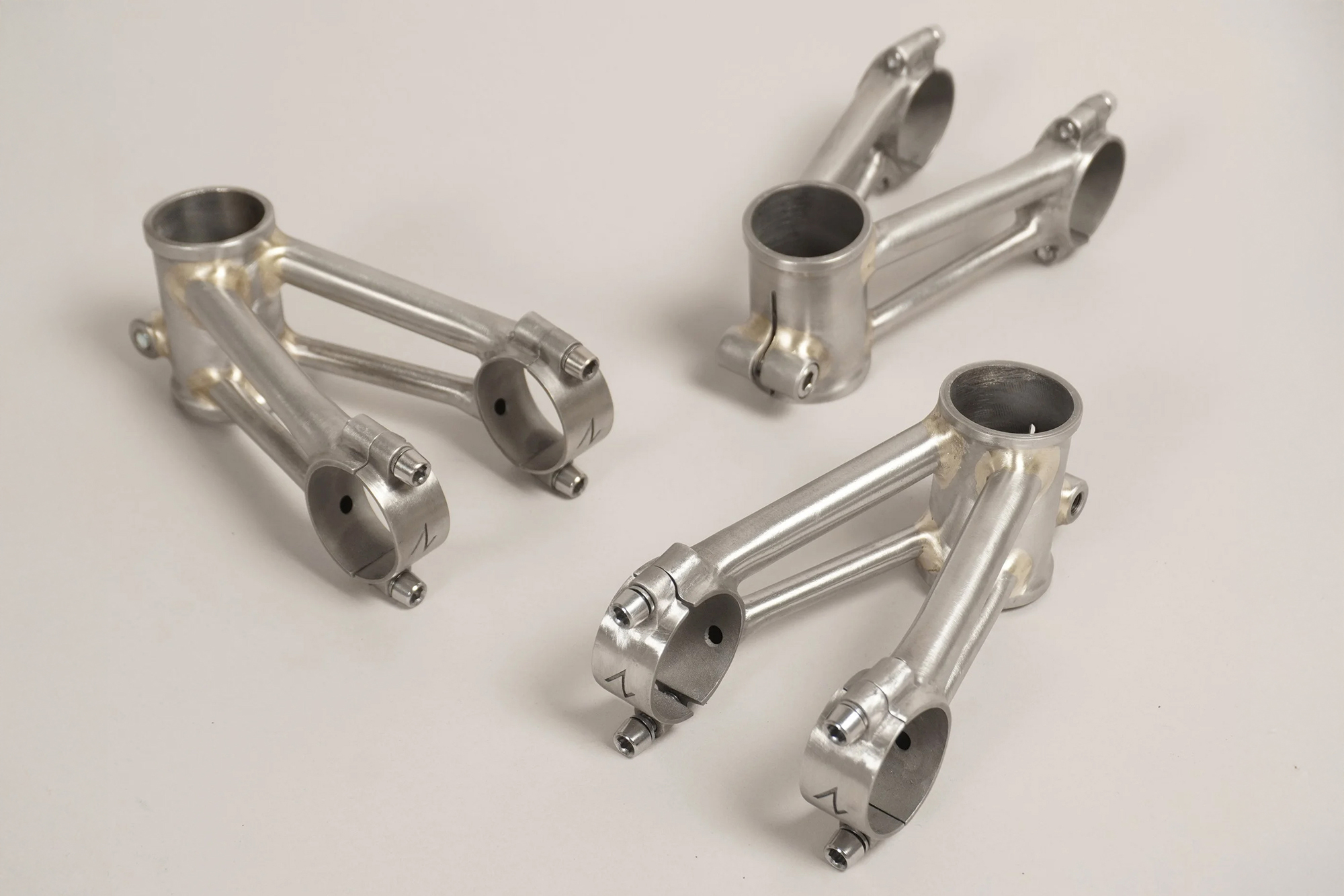 Avalanche Cycles Stainless Steel Quatre Stem
