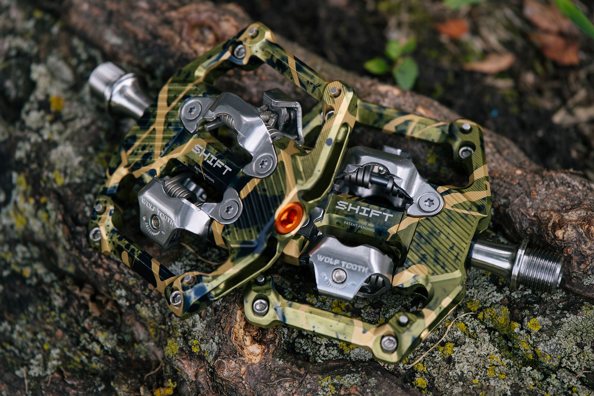 Wolf Tooth Wants You to Shop Local with Dealer-Only Shift Limited Edition Pedals in Camo Ano